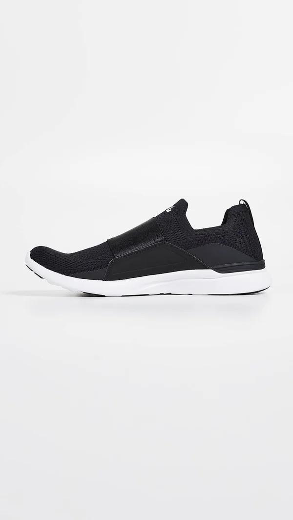 APL Men's TechLoom Bliss Black/White Shoes in Size 9 - Athletic Propulsion Labs