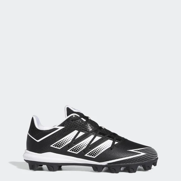 Adidas Men's Afterburner 7 MD Baseball Cleats, Black