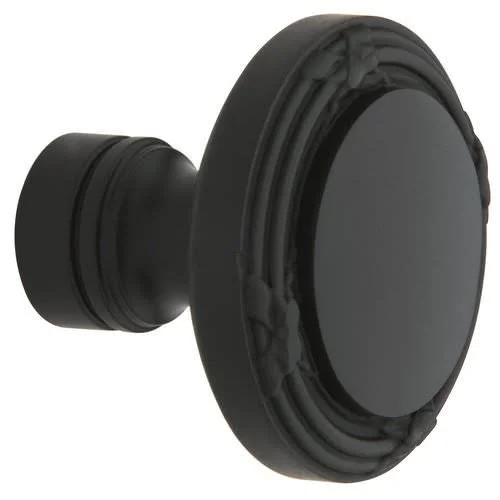 Baldwin 5013150MR Estate Knob Without Rosettes Edinburgh Satin Nickel