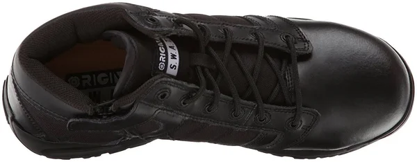 Original S.W.A.T. Men's Metro Air 5 inch Side-Zip Safety Tactical Boot - Black 5.5