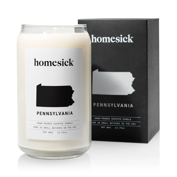 Homesick Scented Candle, Pennsylvania
