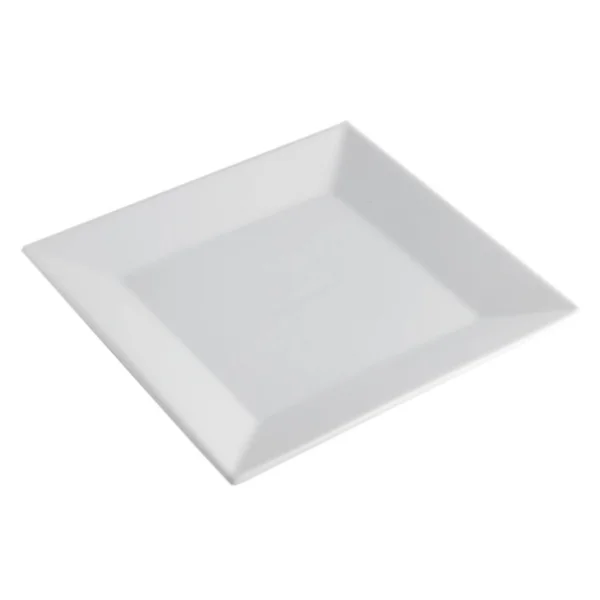 Mainland - Square Buffet PLATE, 12x22Sq., Porcelain, White, 12 Packs