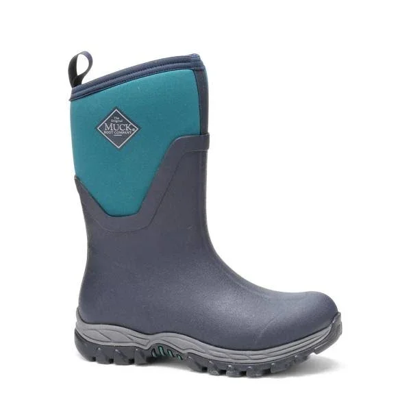 Women's Muck Boots Arctic Sport II Mid Calf Boot, Adult, Size: 11, Black/Moss