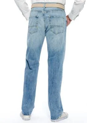 Nautica Jeans Men's Relaxed Light Hatch Jean, Hokline Blue, 30Wx32L