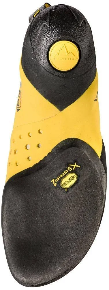 La Sportiva Men's Solution Climbing Shoe - 44.5 - White, Yellow
