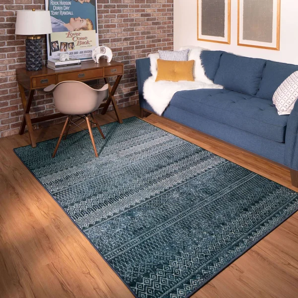 Mohawk Home Prale Grey 4 ft. x 6 ft. Moroccan Area Rug