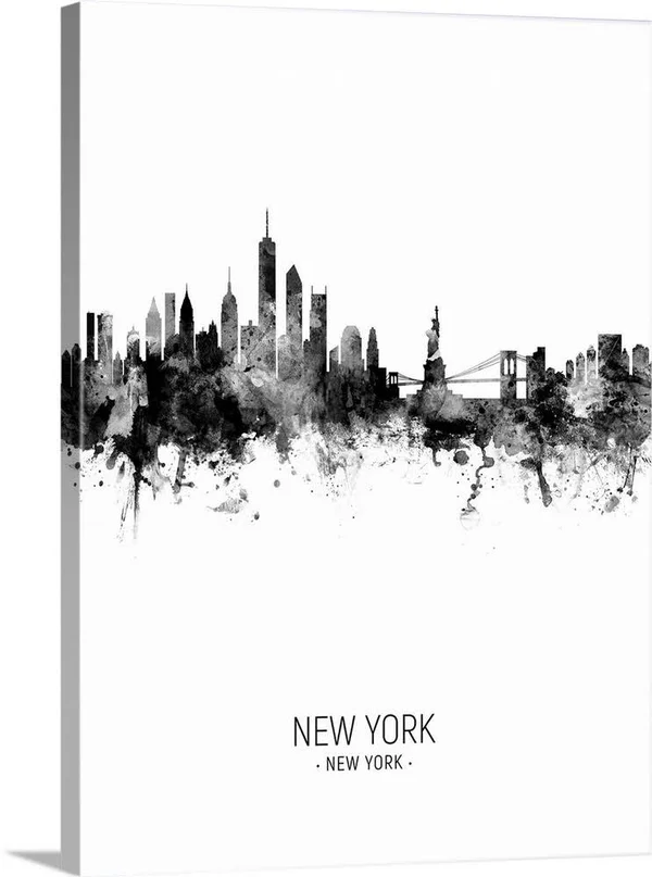 New York Skyline - Canvas Wall Art, 30x40, Great Big Canvas
