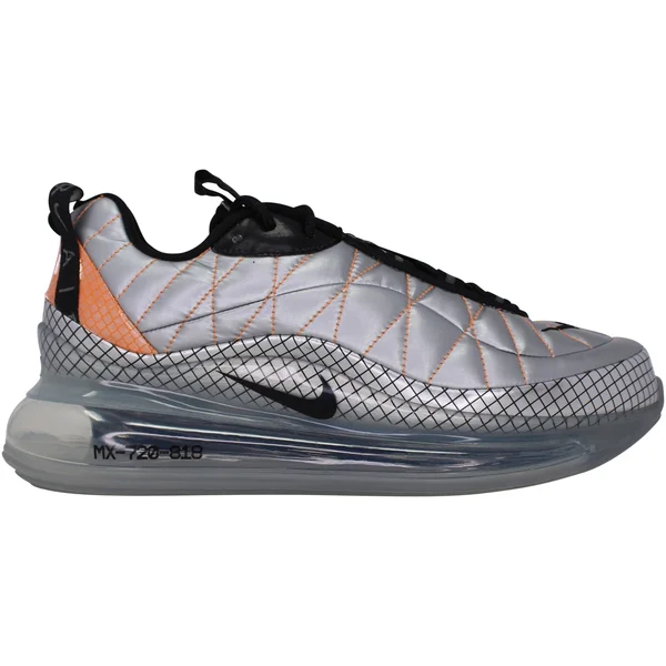 Nike MX-720-818 Metallic Silver Men's Shoes - Black, Size: 7.5