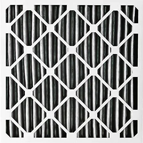 12x12x1 Furnace Air Filters MERV 8 Pleated Plus Carbon 6 Pack