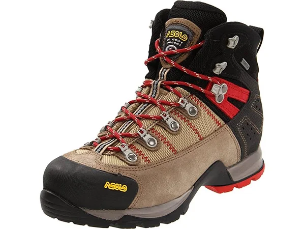 Asolo Men's Fugitive GTX Hiking Boots - Khaki/Black, 8.5