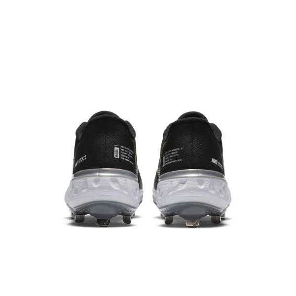Nike Men's Alpha Huarache Elite 3 Low Metal Baseball Cleats, Black