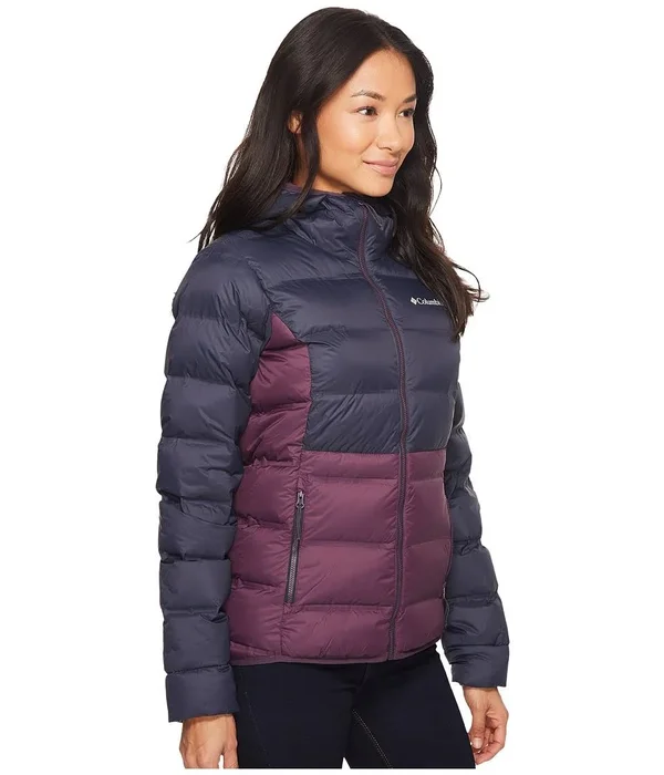 Columbia Explorer Falls Hooded Down Jacket - Women's Dusty Purple/India Ink - Xs
