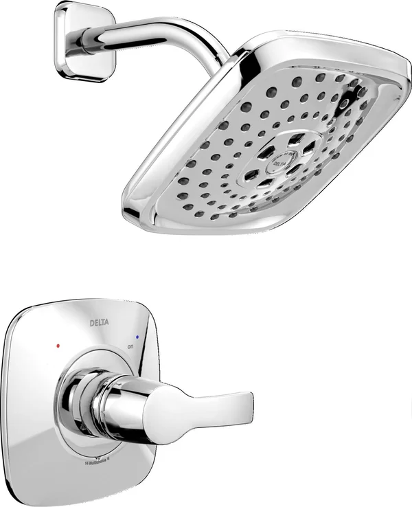 Delta T14252 Tesla Monitor 14 Series H2Okinetic Shower TRIM - Chrome