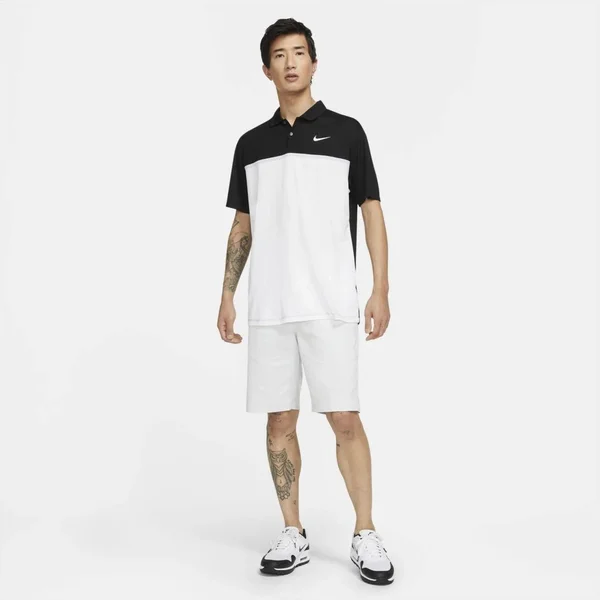 Nike Dri-Fit Victory Golf Polo Black/White Large