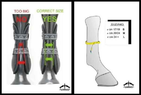 Veredus TR Pro Front Tendon Boots - Black