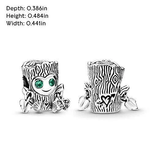 Pandora, 798260NRG Sweet Tree Monster Charm Silver