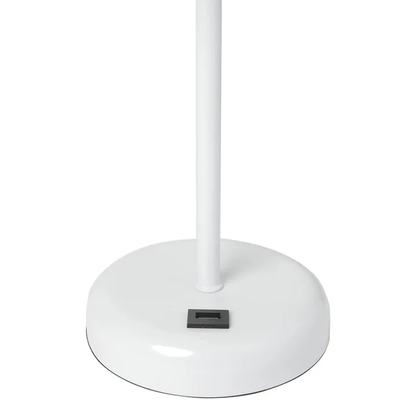Limelights Stick Lamp with USB Charging Port and Fabric Shade 2 Pack Set - Tan