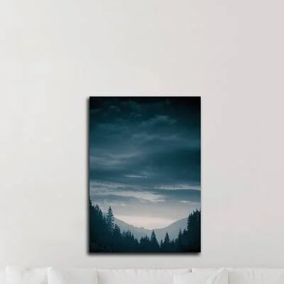 Blue Mountains IV by PhotoINC Studio - Wrapped Canvas Print Millwood Pines Size: 26x22 H x 18x22 W x 1.5x22 D