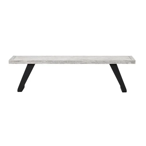 Coast to Coast Aspen Court II White Dining Bench