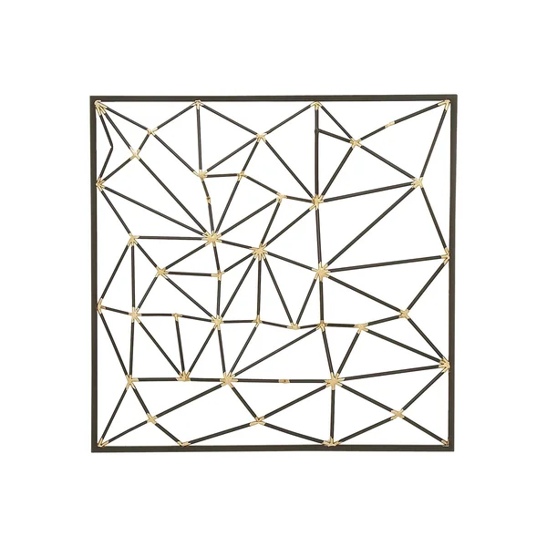 Benzara 56908 32 x 4 x 32 in. Fashionable Metal Wall Decor