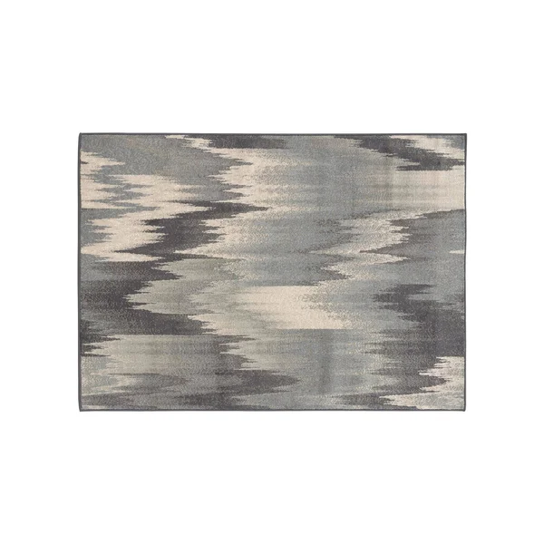 StyleHaven Brenna Abstract Ikat Rug - Light Grey, 8x10 ft