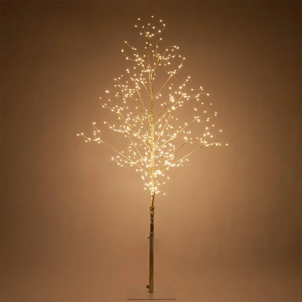 4& Gold Fairy Light Tree, Warm White LED Lights