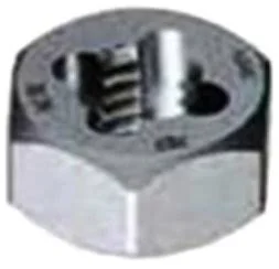Gyros 92-93208 Carbon Steel Hex Rethreading Die - 3-1/2 - 8 TPI