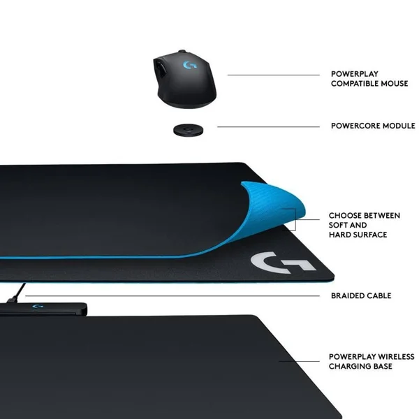 Logitech Powerplay Wireless Charging System for G703 - G903 Gaming