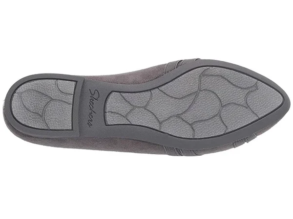 Women's Skechers Cleo Lane Change Flat - Size: 5.5, Charcoal