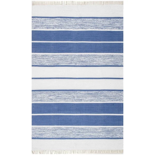 nuLOOM Darla Hand Woven Area Rug - 6& x 9&, Blue