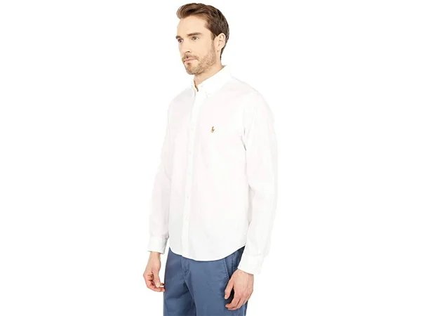 Polo Ralph Lauren Men's Classic Fit Chambray Shirt - White - M