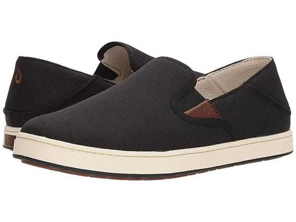 Olukai Men's Kahu - Black - Off White - 11.5