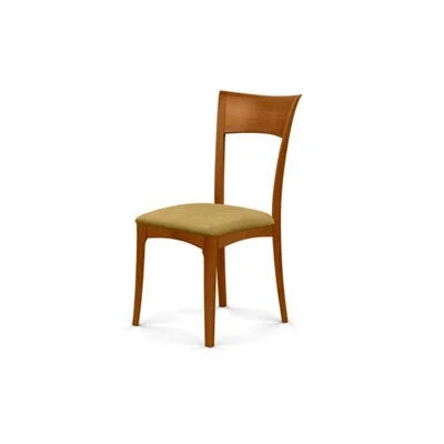 Ingrid Upholstered Solid Wood Side Chair Copeland Furniture Upholstery Color: Lime Microsuede - Frame Color: Autumn Cherry