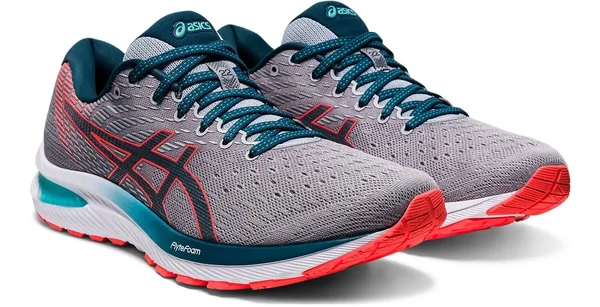 Asics GEL-Cumulus 22 Grey/Blue Men's Running Shoes, Size: 7.5