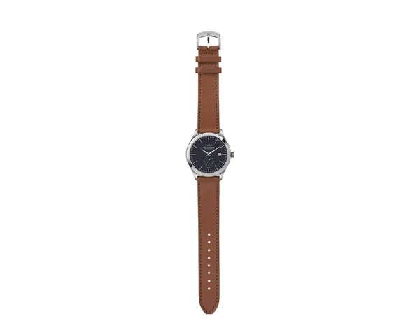 Timex American Documents 41mm Leather Strap Watch