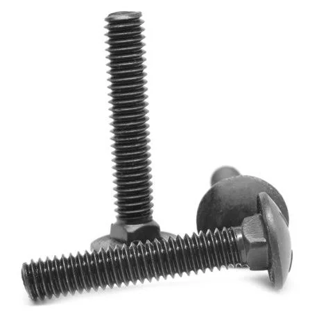 5/8-11 x 2 1/4 (FT) Coarse Thread Grade 8 Carriage Bolt Alloy Steel Thermal Black Oxide Pk 50