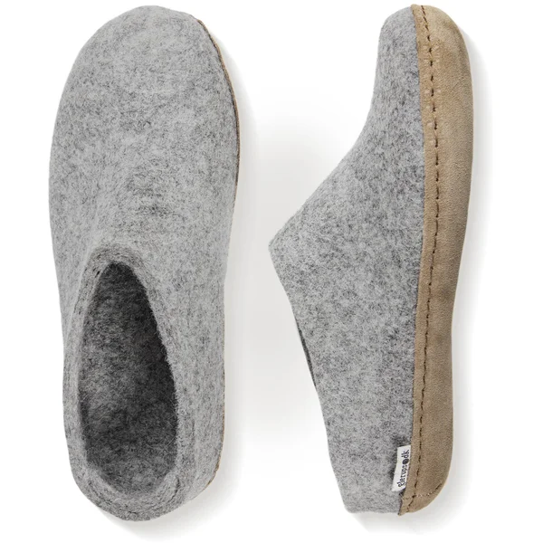 Glerups Open Heel Grey