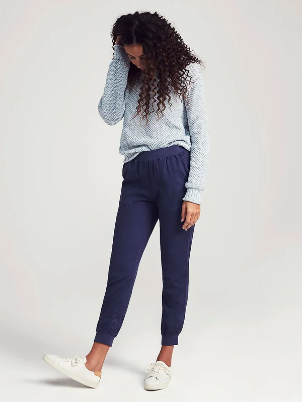 Faherty Women's Arlie Day Pant - Navy XL