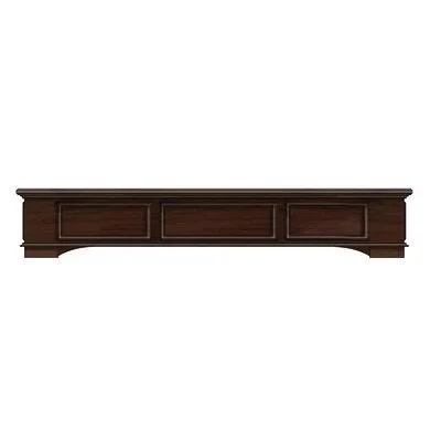Sighrith Fireplace Shelf Mantel Gracie Oaks Finish: Dark Cherry - Shelf Length: 72x22