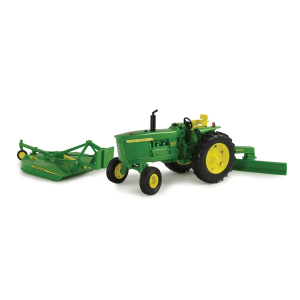 Big Farm John Deere 4020 with Rear Blade and Mower