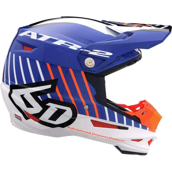 6D Helmets ATR-2 Helmet - Motion Orange/Blue, Large