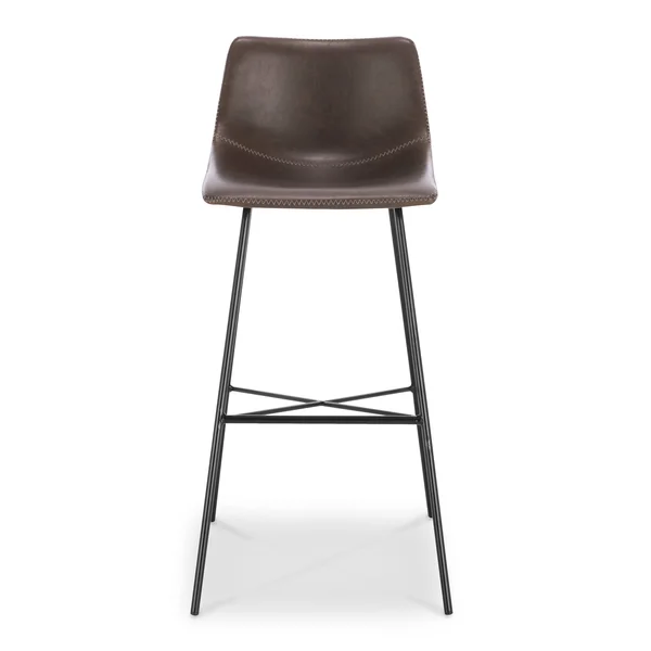 Paxton 29” Bar Stool in Brown, Set of 3, Poly & Bark