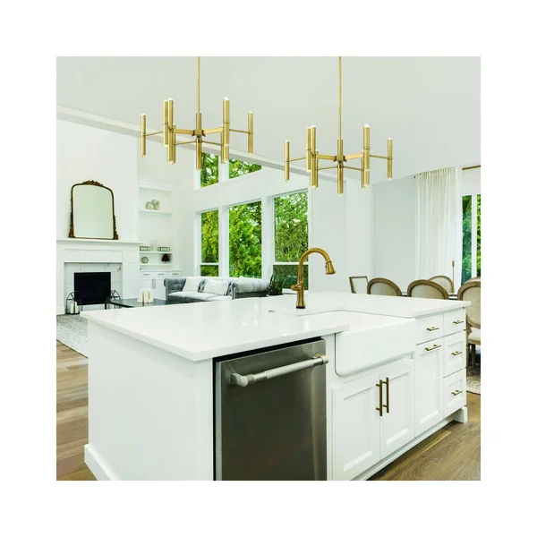 Savoy House 1-2600-18-322 Barnum 18 Light LED Chandelier in Warm Brass
