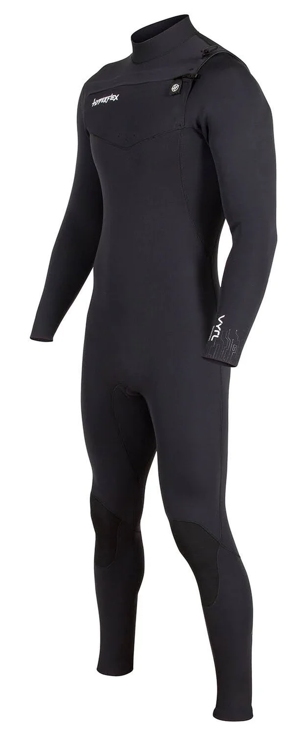 4/3mm Men's Hyperflex VYRL Fullsuit - Chest Zip - Size: XL, Black