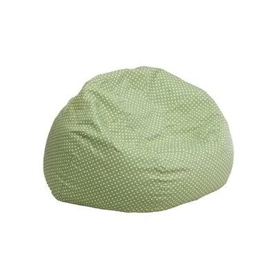 Classic Bean Bag Ebern Designs Fabric: Green, Size: 19x22 H x 42x22 W x 42x22 D