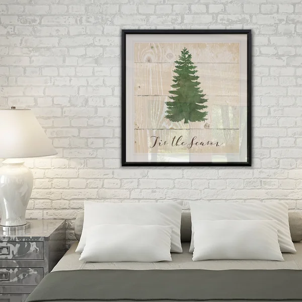TIS The Season Pine -Framed Giclee Print - 34x34