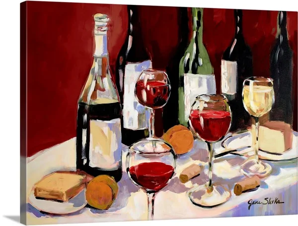Wine Tasting - Canvas Wall Art, 40x30, Great Big Canvas