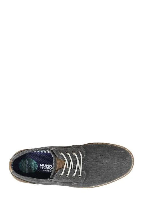 Nunn Bush Barklay Canvas Plain Toe 13 Men's Gunmetal