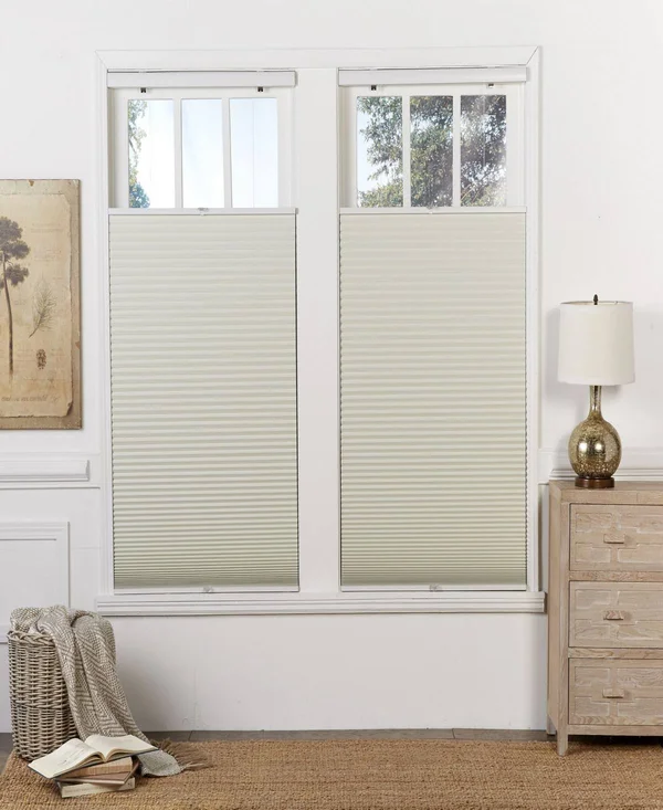 Cordless Blackout Top Down Bottom Up Shade - 40x22 x 72x22 - Cream-whit