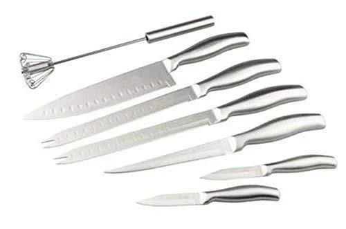Hessler Worldwide Gourmet Series Surgical Stainless Steel Cutlery 7 PC Knife Set